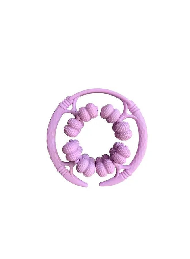 32 Rounds Purple Muscle Massager Roller for Legs Arms Post Workout Relaxation - Image 1